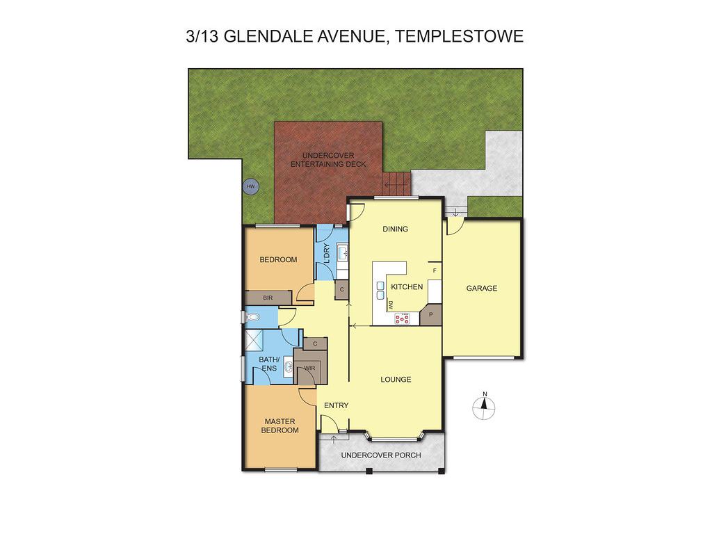 3/13 Glendale Ave, Templestowe VIC 3106 floorplan
