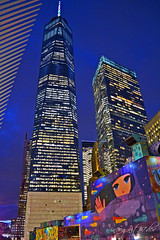 Freedom Tower One 1 WTC , Oculus & Murals WTC World Trade Center Lower Manhattan New York City NY P00344 DSC_0087