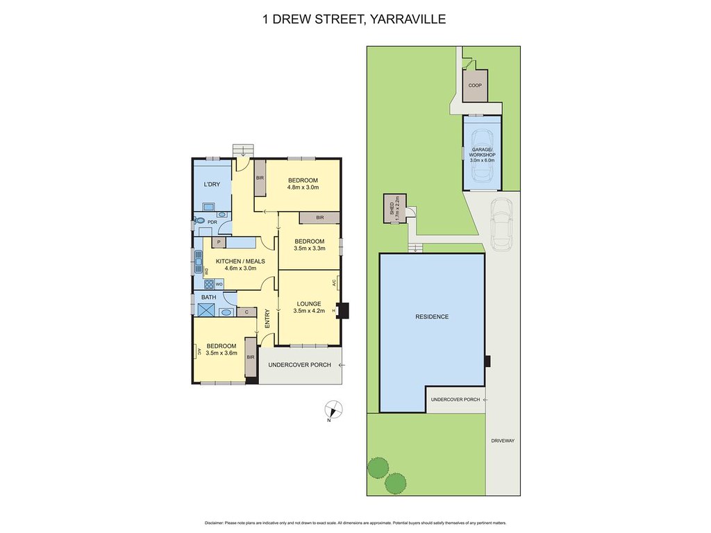 1 Drew Street, Yarraville VIC 3013 floorplan