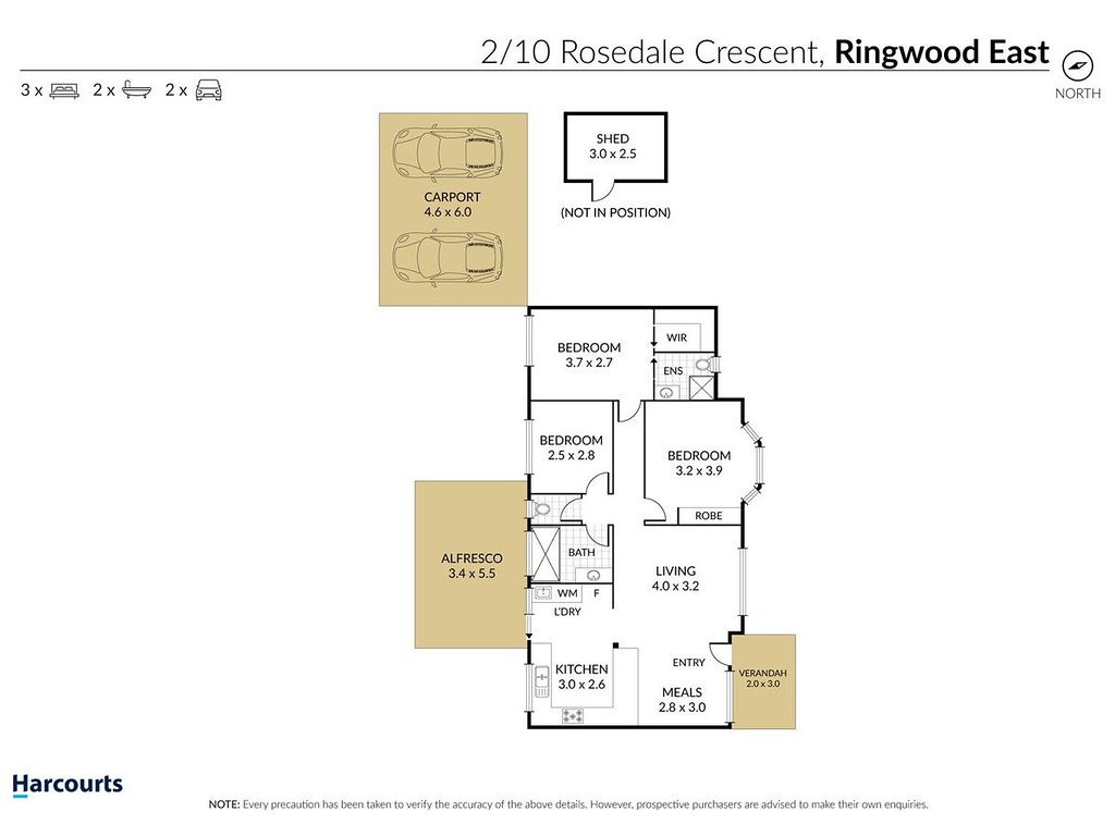 2/10 Rosedale Crescent, Ringwood East VIC 3135 floorplan
