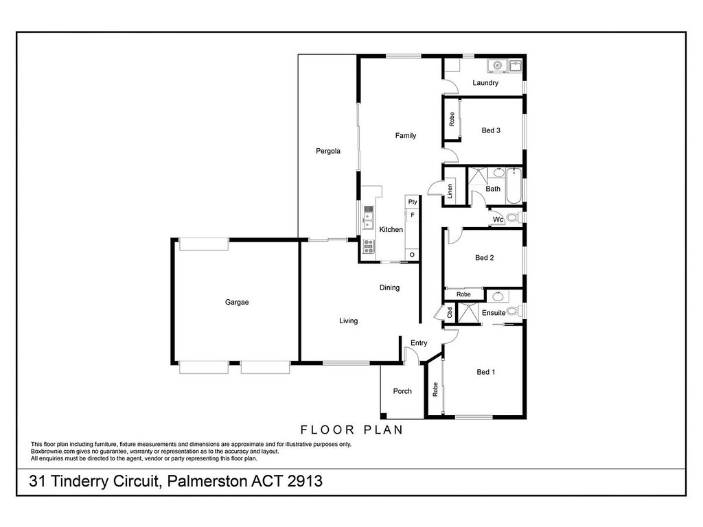 31 Tinderry Circuit, Palmerston ACT 2913 floorplan