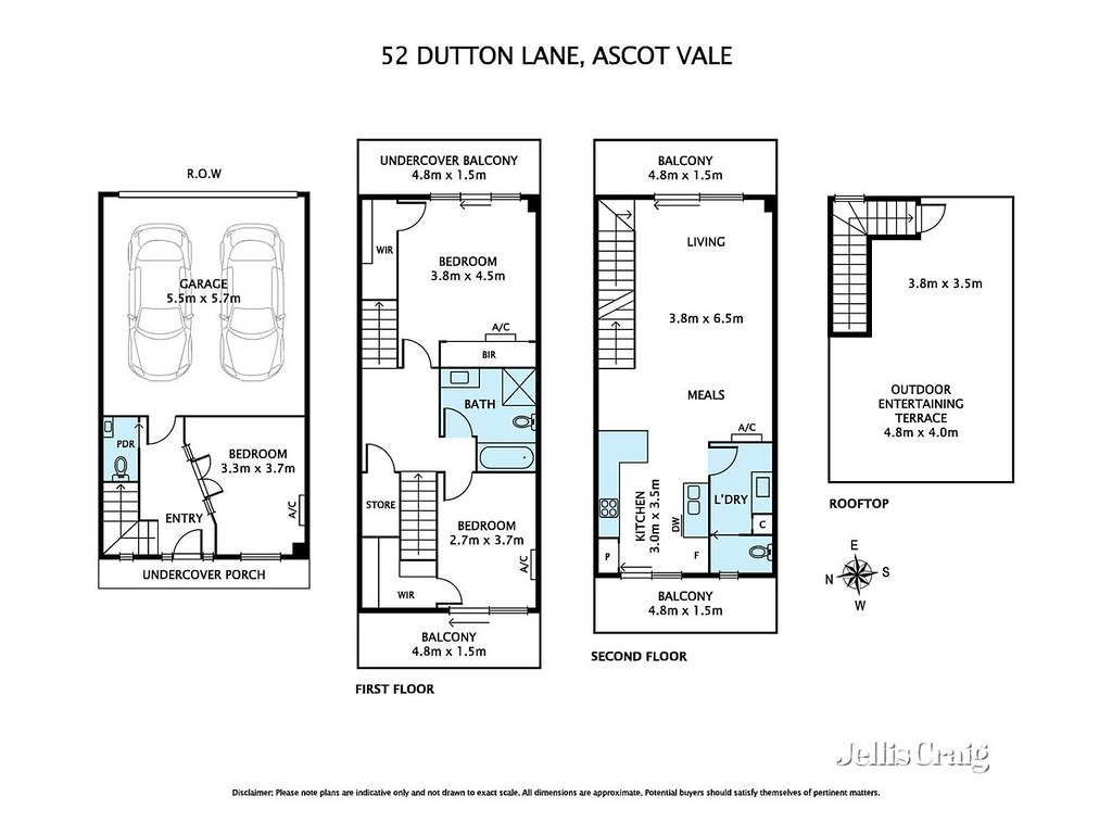 52 Dutton Lane, Ascot Vale VIC 3032 floorplan
