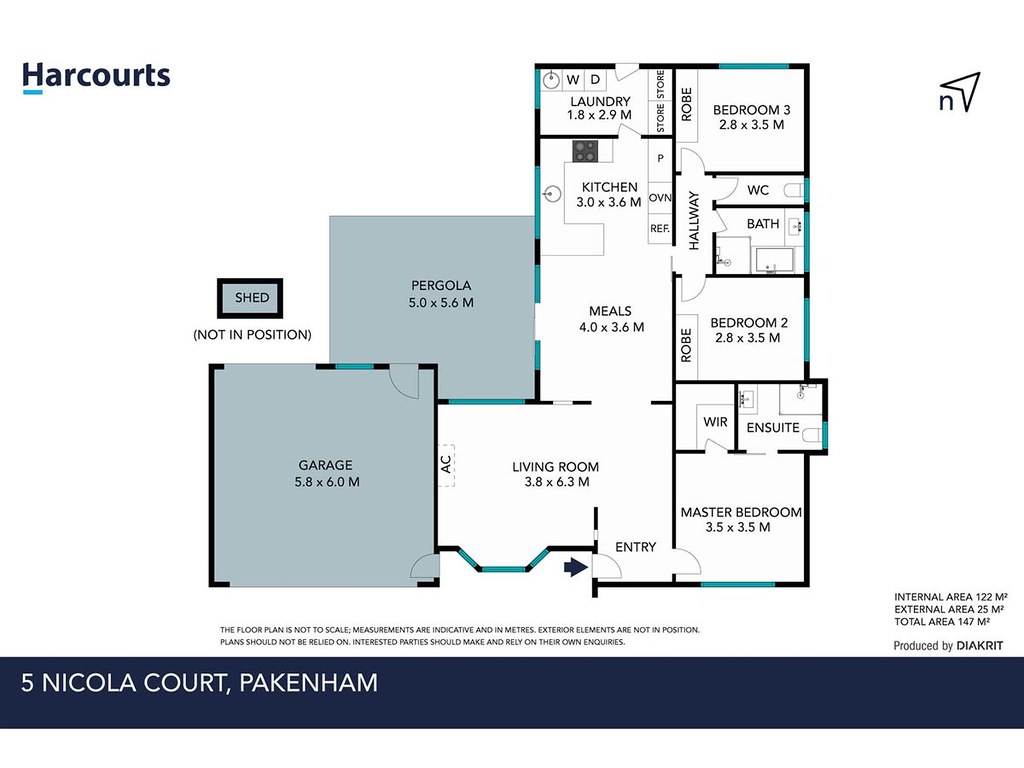 5 Nicola Court, Pakenham VIC 3810 floorplan