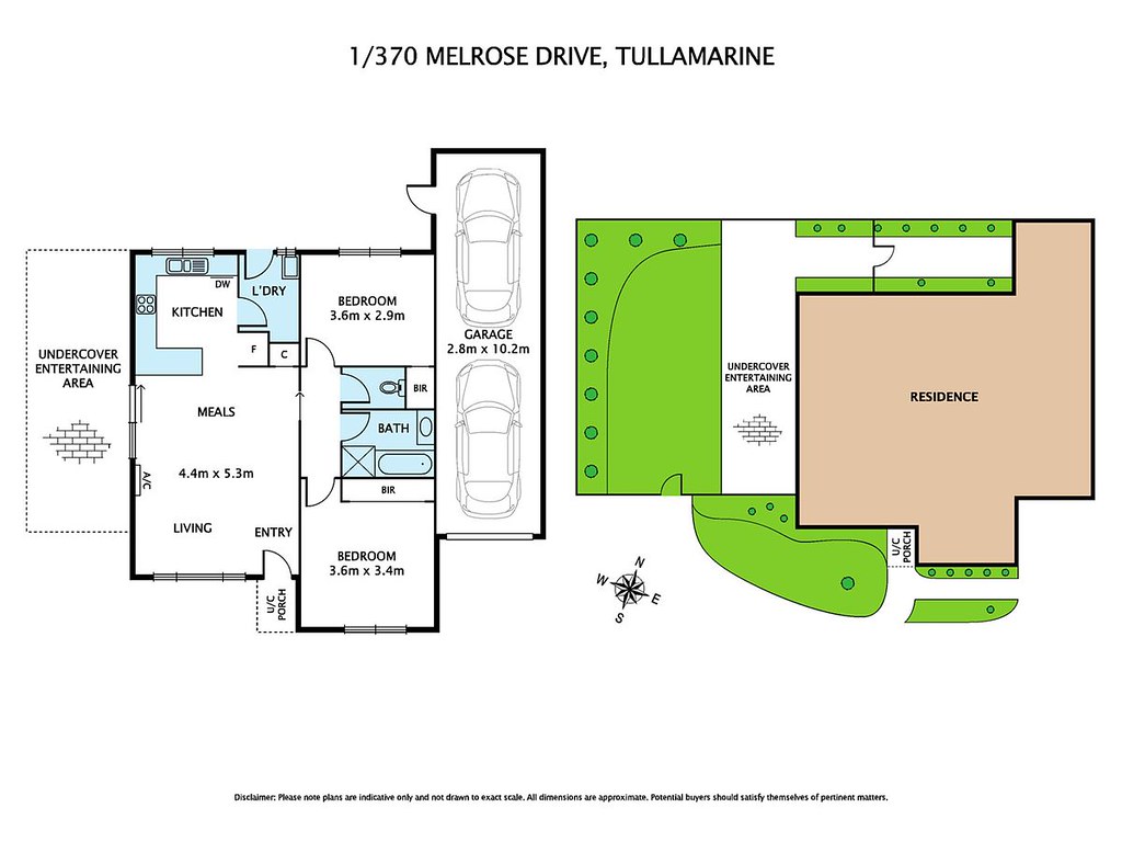 1/370 Melrose Drive, Tullamarine VIC 3043 floorplan