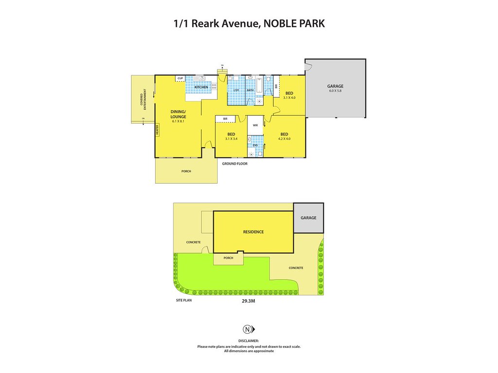 1/1 Reark Avenue, Noble Park VIC 3174 floorplan