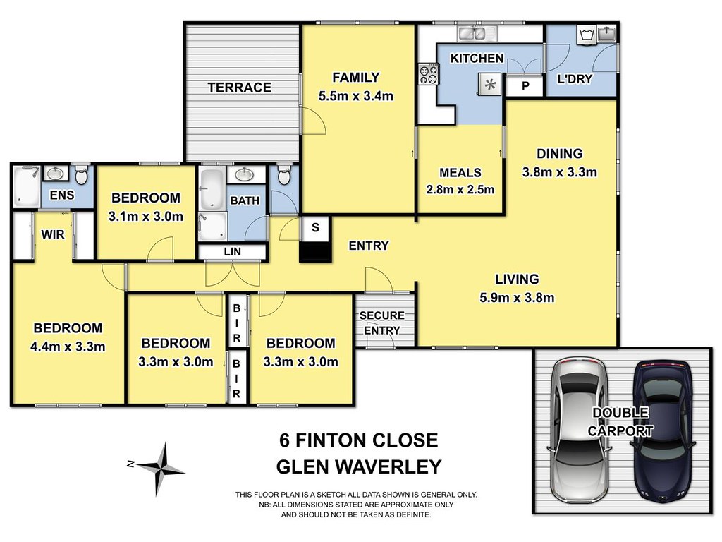 6 Finton Close, Glen Waverley VIC 3150 floorplan
