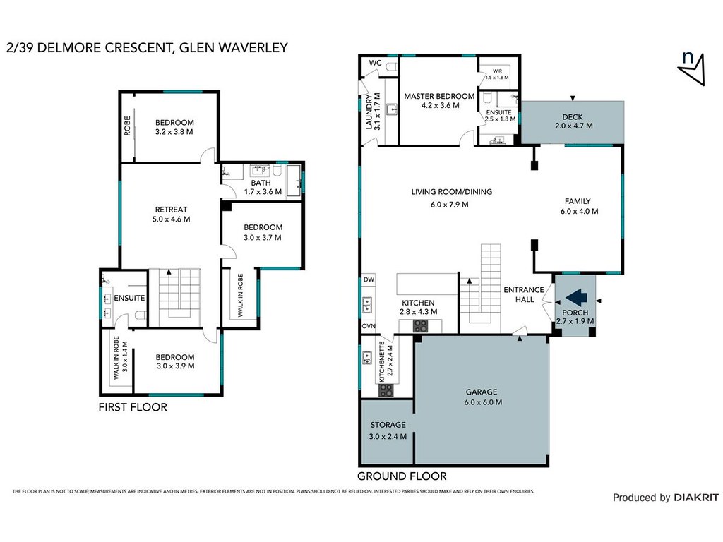 2/39 Delmore Crescent, Glen Waverley VIC 3150 floorplan