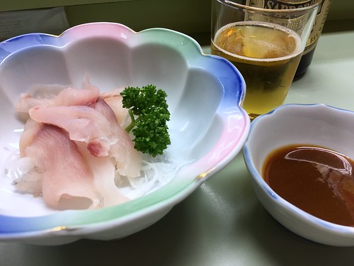 Carp sashimi from Marumasuya @ Akabane