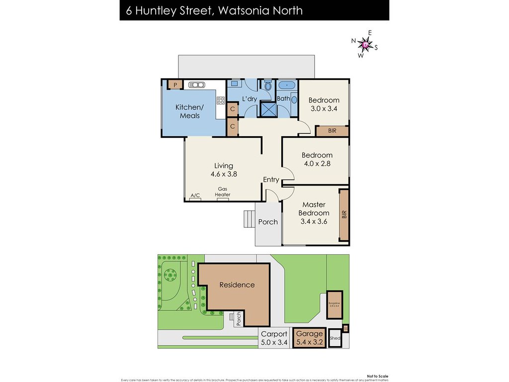 6 Huntley Street, Watsonia North VIC 3087 floorplan