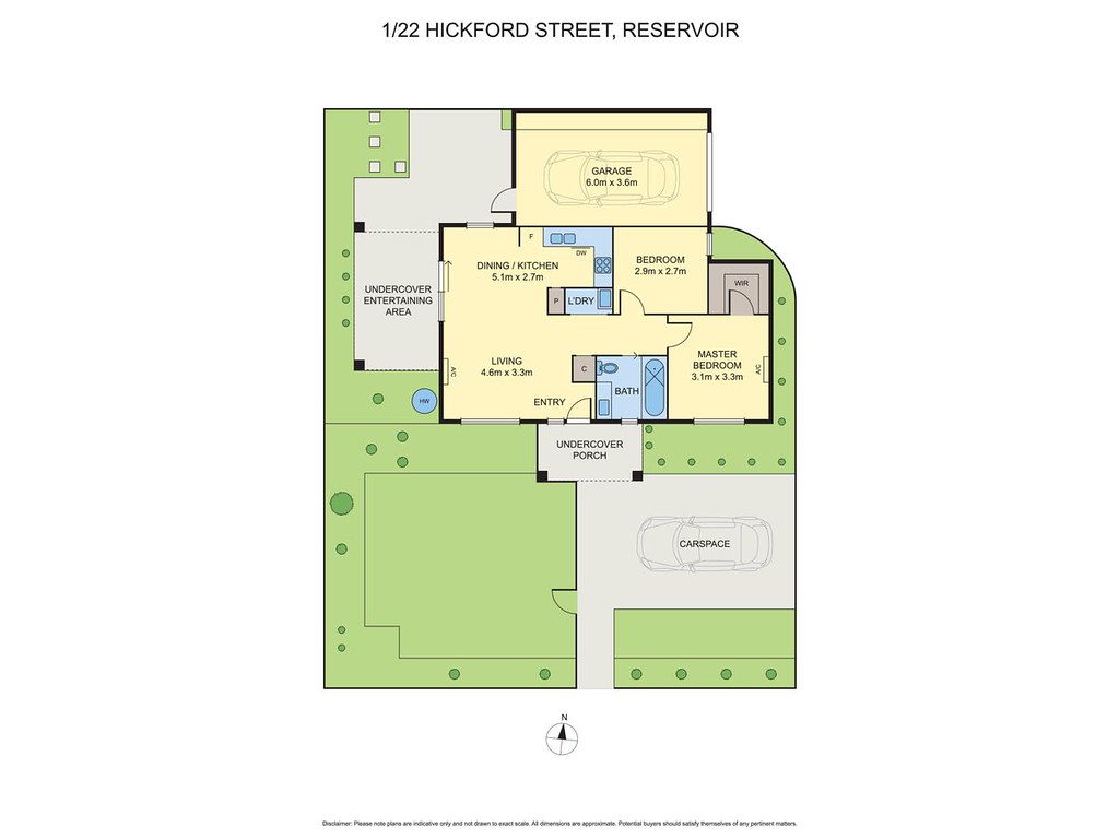 1/22 Hickford Street, Reservoir VIC 3073 floorplan