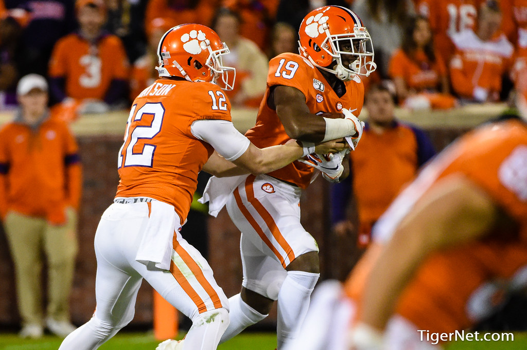 Clemson Football Photo of Ben Batson and Michel Dukes and Wake Forest