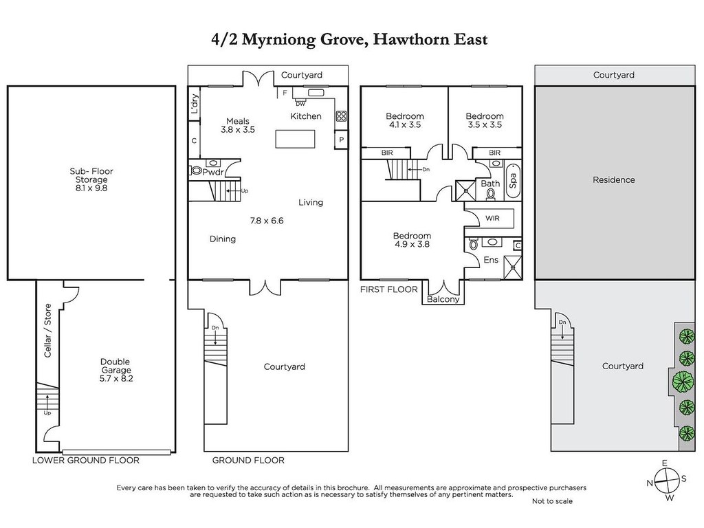 4/2 Myrniong Grove, Hawthorn East VIC 3123 floorplan