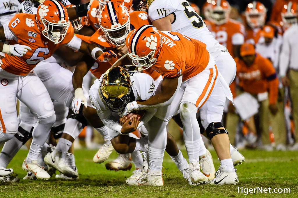 Clemson Football Photo of Justin Mascoll and Wake Forest