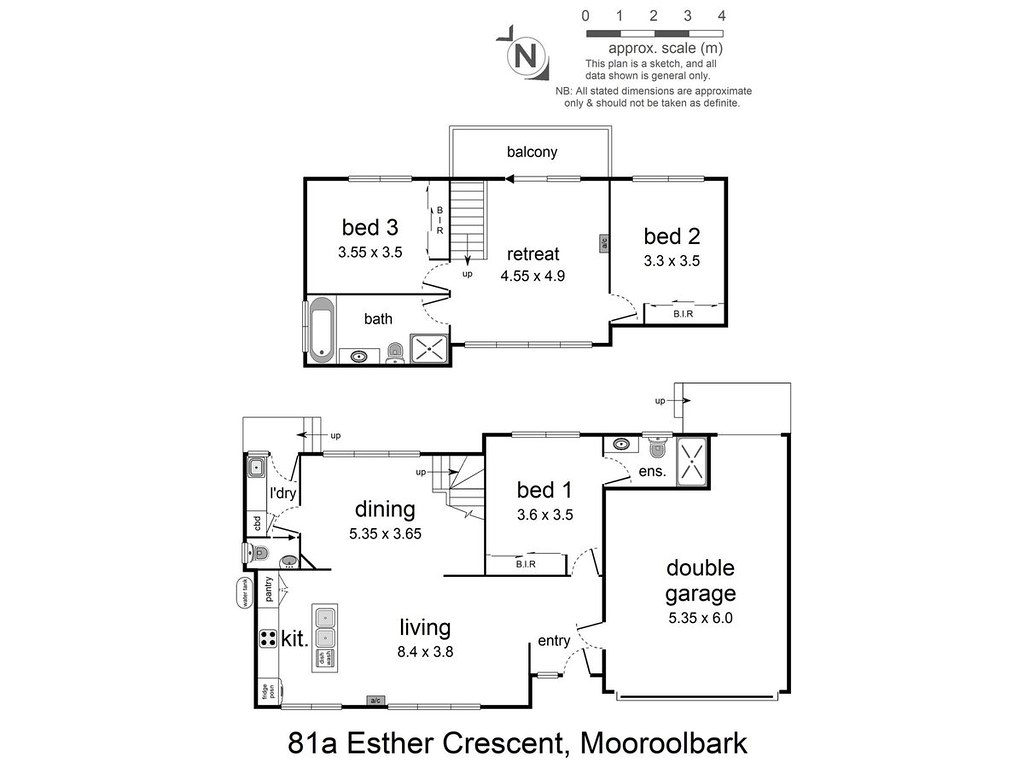 81a Esther Crescent, Mooroolbark VIC 3138 floorplan