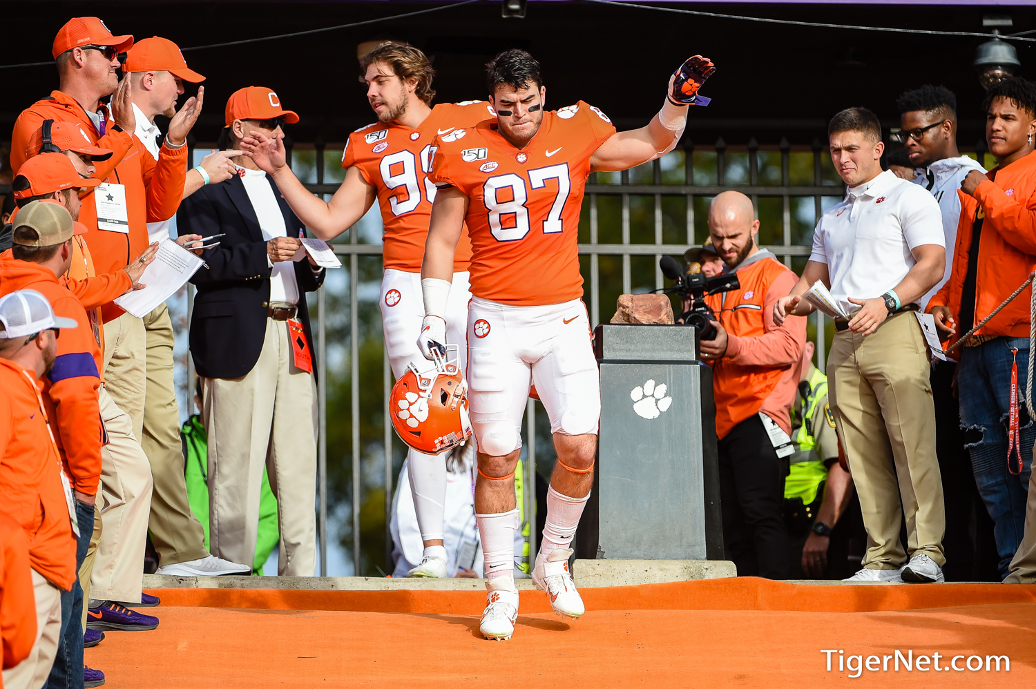 Clemson Football Photo of JL Banks and Wake Forest