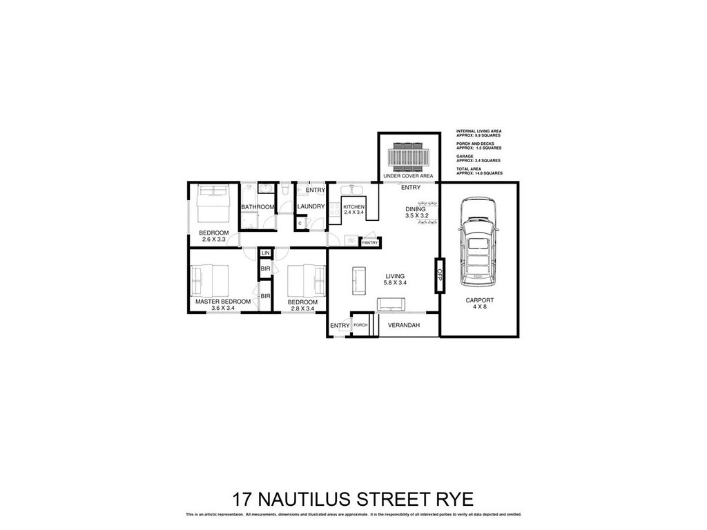 17 Nautilus Street, Rye VIC 3941 floorplan
