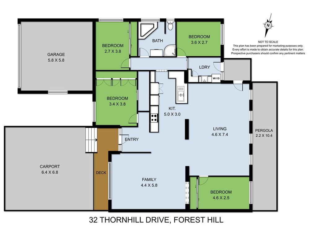 32 Thornhill Drive, Forest Hill VIC 3131 floorplan