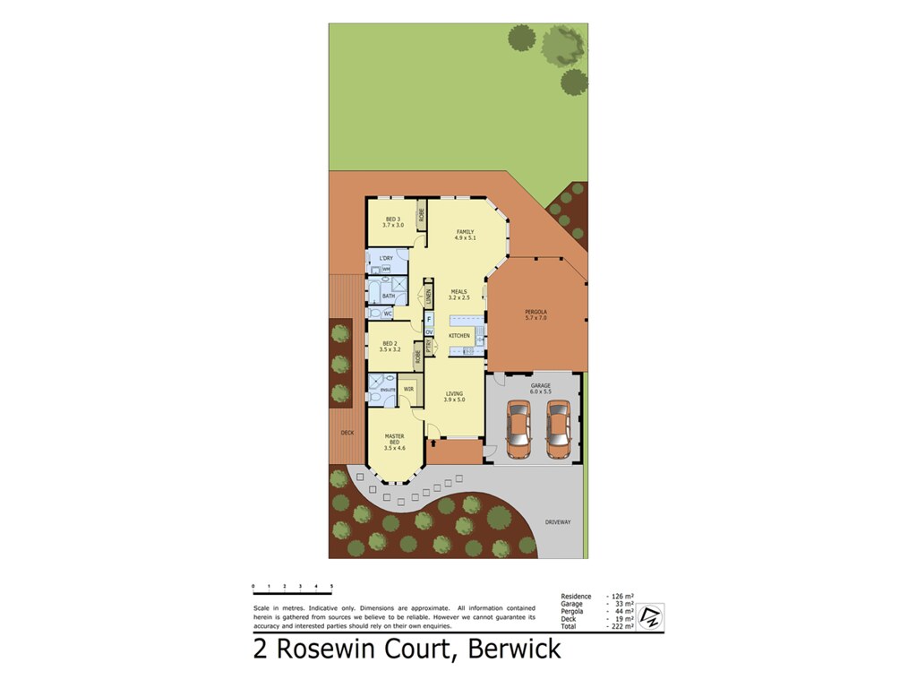 2 Rosewin Court, Berwick VIC 3806 floorplan
