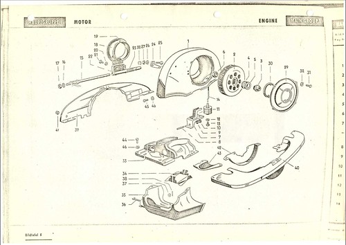 Engine tin Type 1 parts manual 1952 • <a style="font-size:0.8em;" href="http://www.flickr.com/photos/33170035@N02/49119644173/" target="_blank">View on Flickr</a>