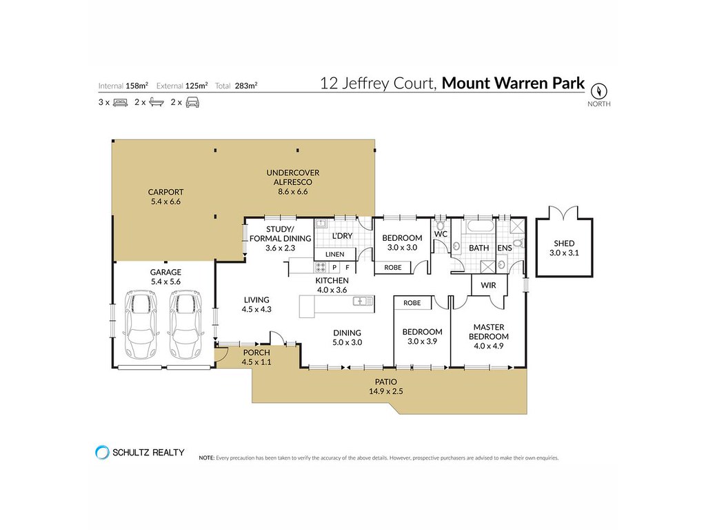 12 Jeffrey Court, Mount Warren Park QLD 4207 floorplan