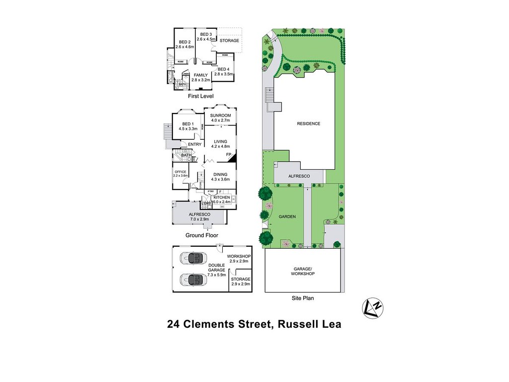 24 Clements Street, Russell Lea NSW 2046 floorplan