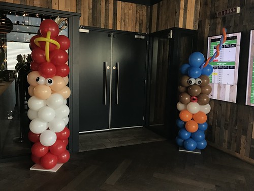 Ballonpilaar Sinterklaas Zwarte Piet Watertuin Spijkenisse