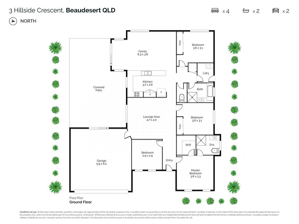 3 Hillside Crescent, Beaudesert QLD 4285 floorplan