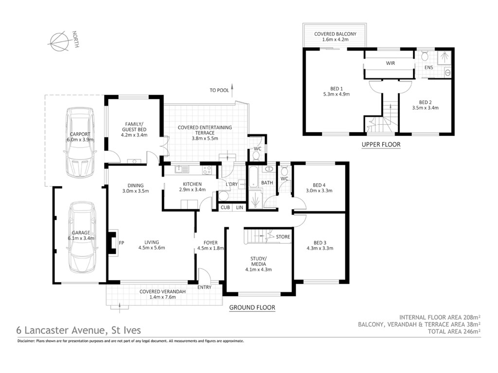 6 Lancaster Avenue, St Ives NSW 2075 floorplan