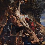 94 Рубенс. Воздвижение креста, 1610. Собор Антверпенской Богоматери