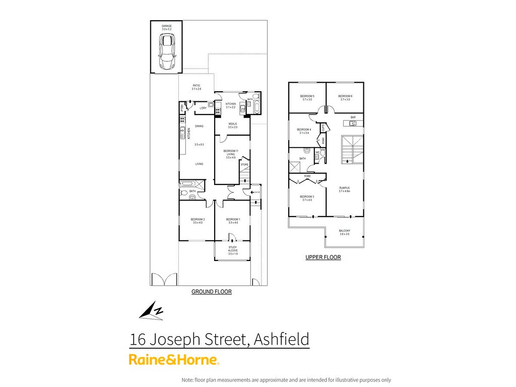 16 Joseph Street, Ashfield NSW 2131 floorplan
