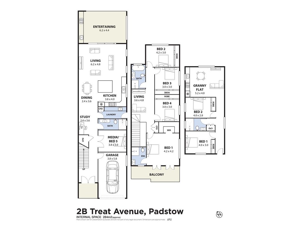 2B Treatt Avenue, Padstow NSW 2211 floorplan