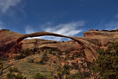 Postcard and the Moon (Arches National Park)