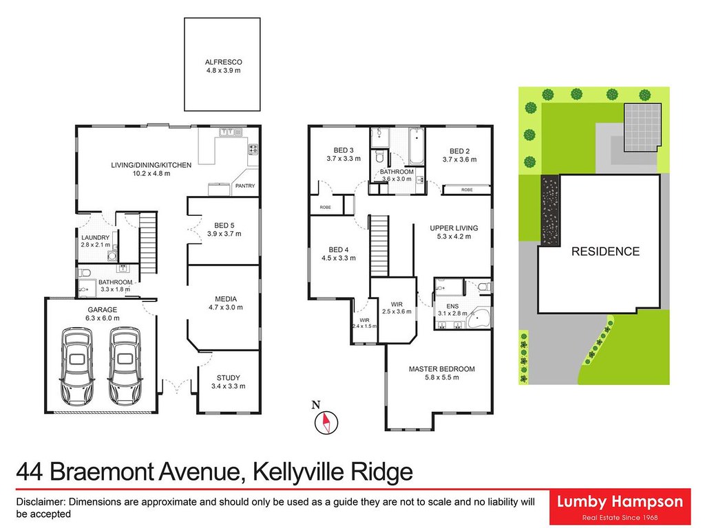 44 Braemont Avenue, Kellyville Ridge NSW 2155 floorplan