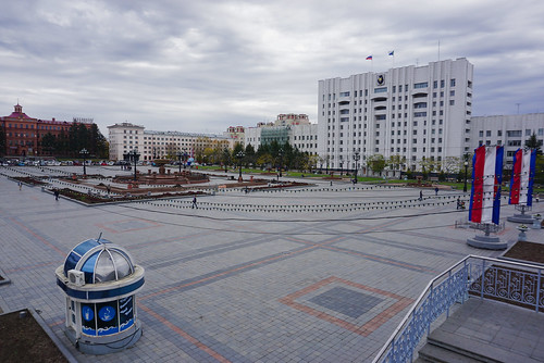 Russia, Khabarovsk - Lenin Square - October 2018