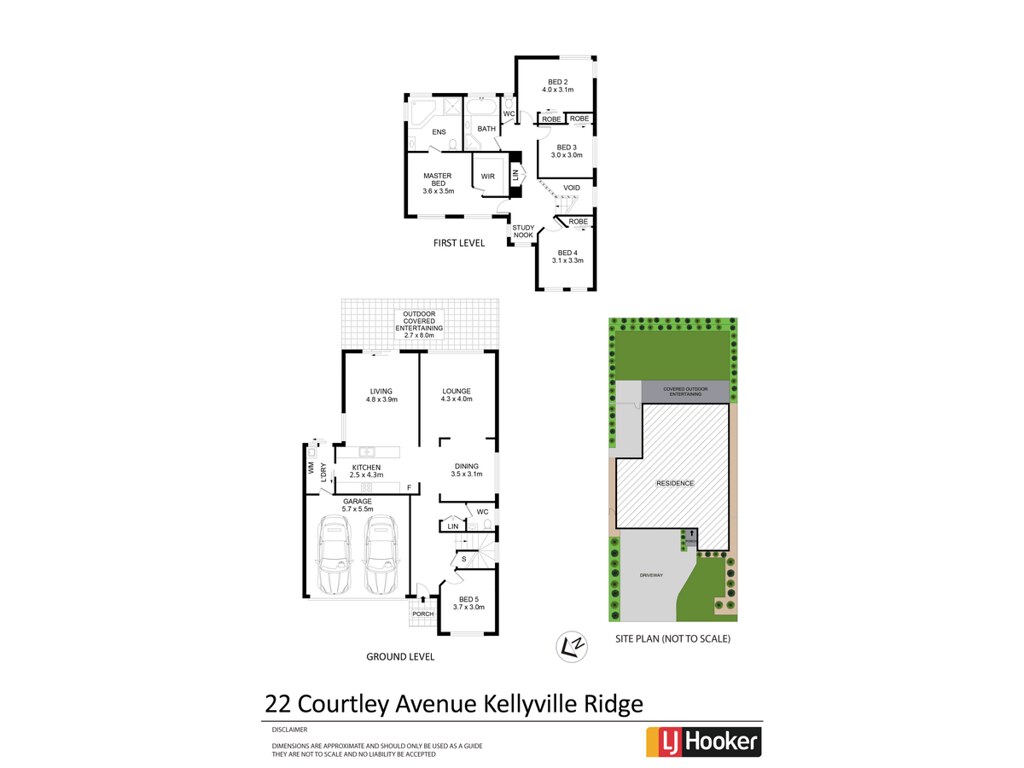 22 Courtley Avenue, Kellyville Ridge NSW 2155 floorplan