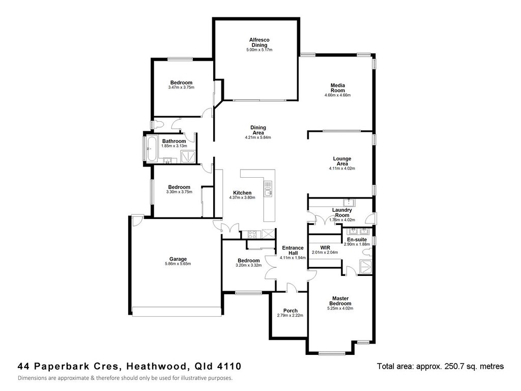44 Paperbark Crescent, Heathwood QLD 4110 floorplan