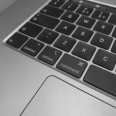 Modifier keys on MacBook Pro 2019