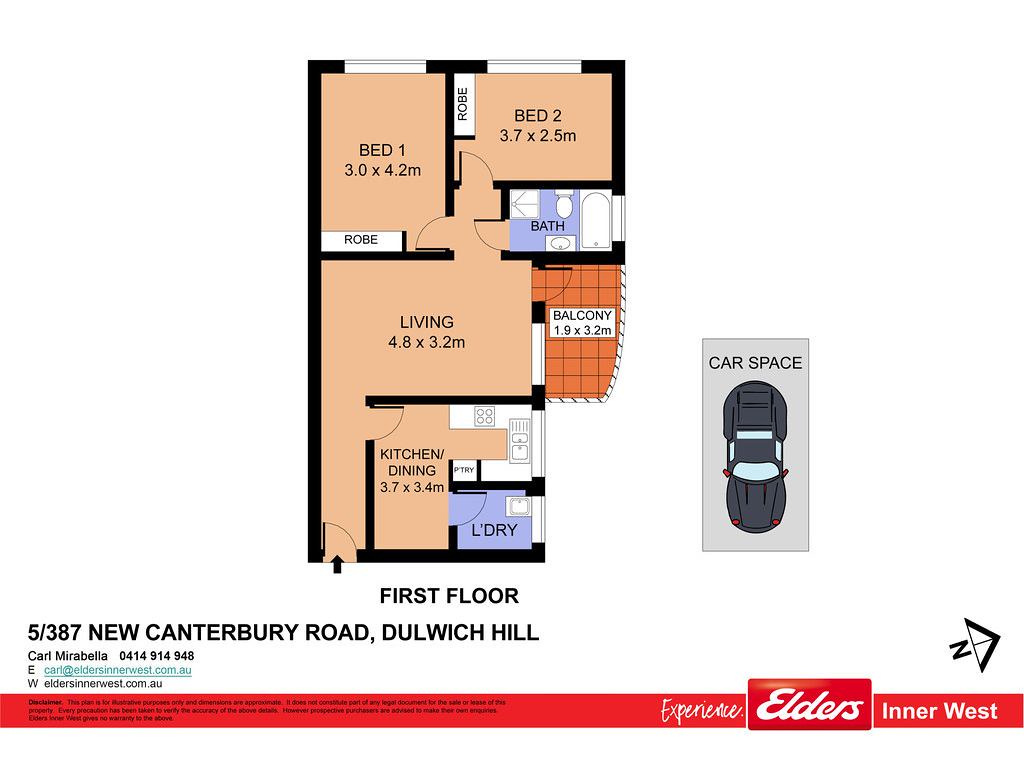 5/387 New Canterbury Road, Dulwich Hill NSW 2203 floorplan