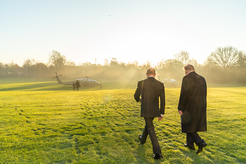 President Trump Departs for NATO Meeting by The White House, on Flickr