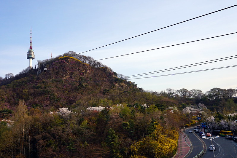Namsan Mountain and Seoul Tower<br/>© <a href="https://flickr.com/people/24879135@N04" target="_blank" rel="nofollow">24879135@N04</a> (<a href="https://flickr.com/photo.gne?id=49174479408" target="_blank" rel="nofollow">Flickr</a>)