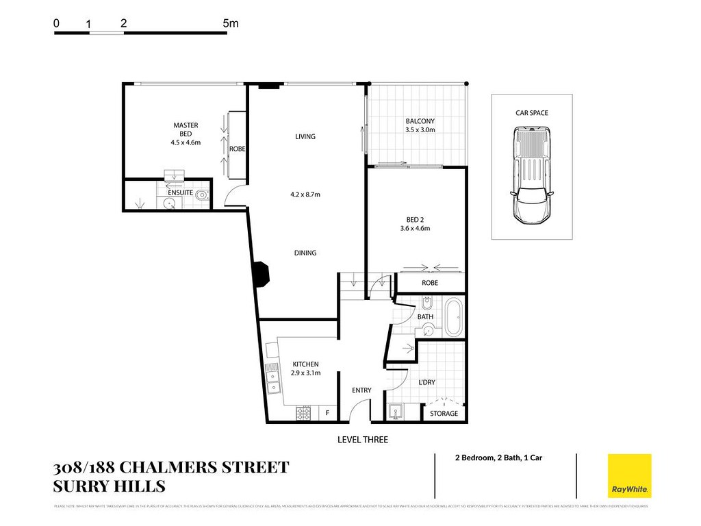 308/188 Chalmers Street, Surry Hills NSW 2010 floorplan