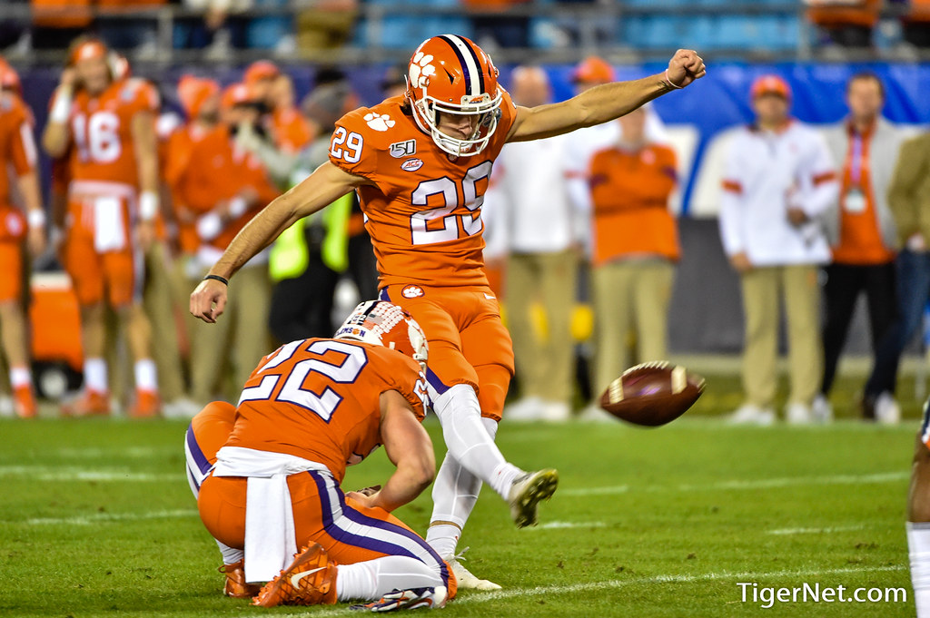 Clemson Football Photo of BT Potter and Will Swinney and Virginia