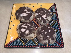 2019 342/365 12/08/2019 SUNDAY - Chocolate Thumbprint Cookies with Chambord-Mascarpone Filling