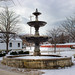 Fountain in winter