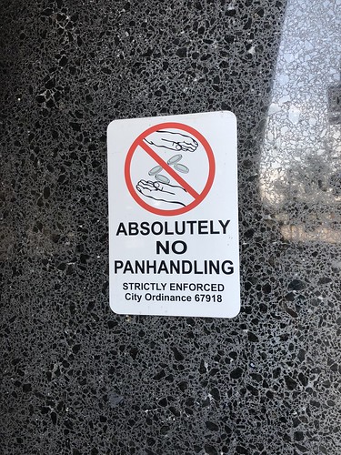 Absolutely no panhandling - St. Louis