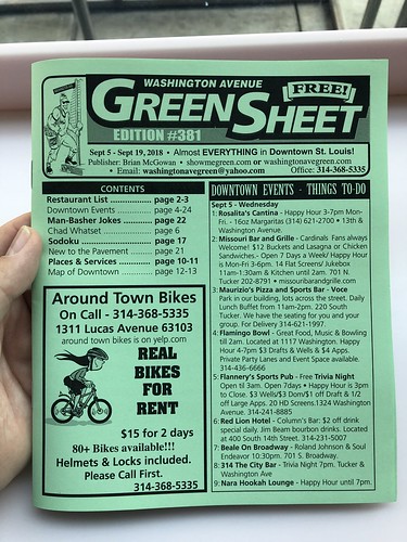 Washington Ave Green Sheet