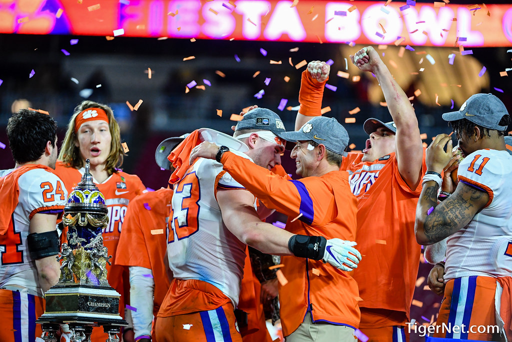 Clemson Football Photo of Chad Smith and Dabo Swinney and ohiostate