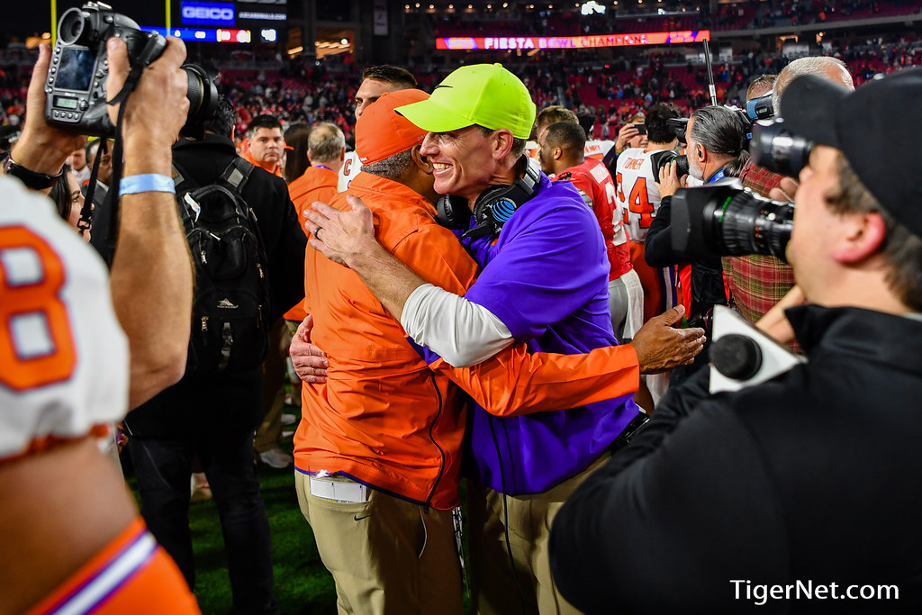 Clemson Football Photo of Brent Venables and ohiostate