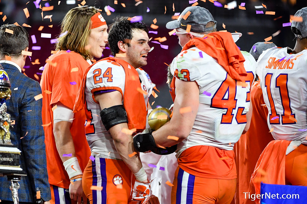 Clemson Football Photo of Chad Smith and Nolan Turner and ohiostate