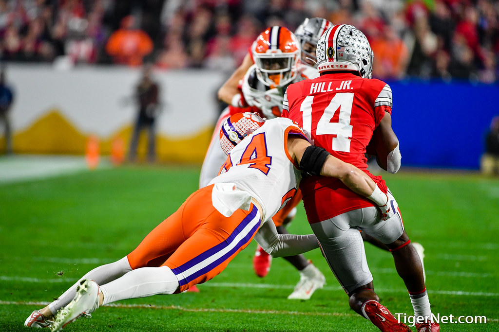 Clemson Football Photo of Denzel Johnson and ohiostate